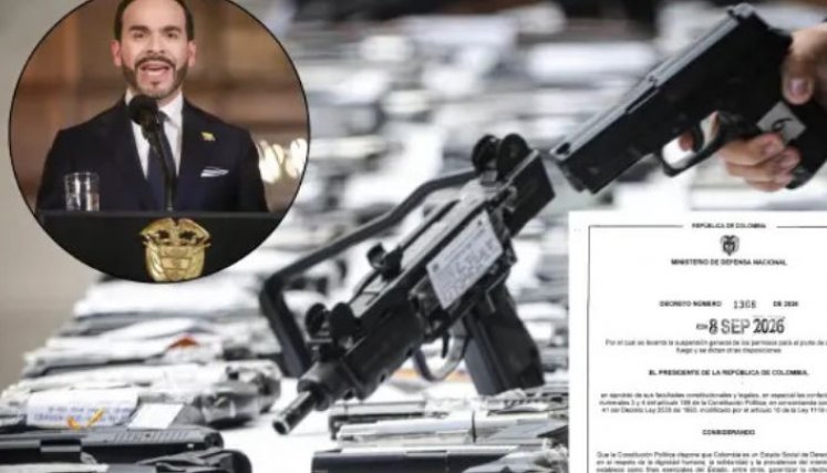 El decreto no establece un porte libre de armas para la población civil. Los permisos continúan sometidos al régimen previsto en el Decreto Ley 2535 de 1993/Foto: El Colombiano