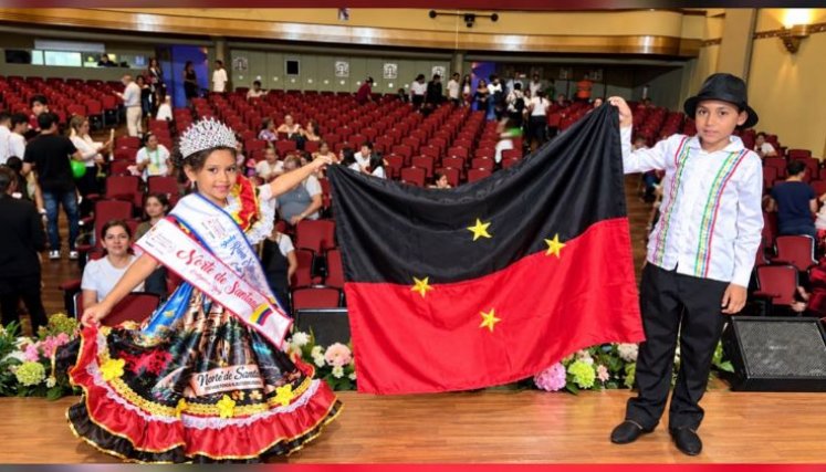 Bianca, la pequeña cucuteña que conquistó la corona nacional del folclor.