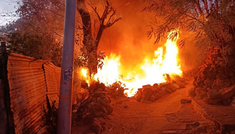 Grave incendio deja una persona fallecida en el barrio Santo Domingo de Cúcuta