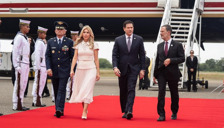 Marco Rubio ya está en Colombia para encuentro con Abelardo de la Espriella