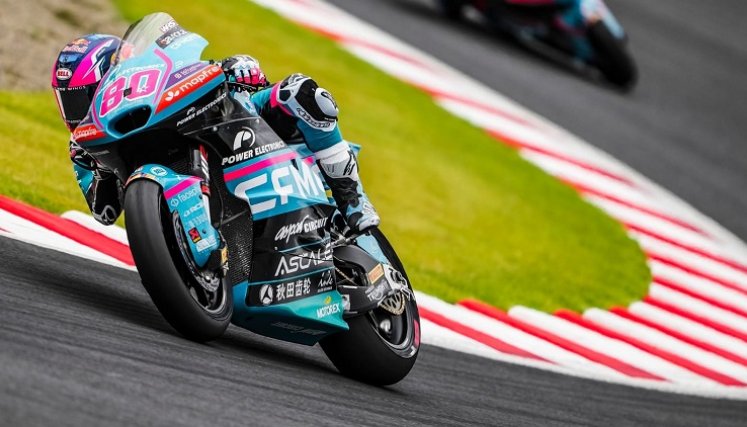 David Alonso Piloto colombo-español de buen rendimiento en la presente temporada del Moto2