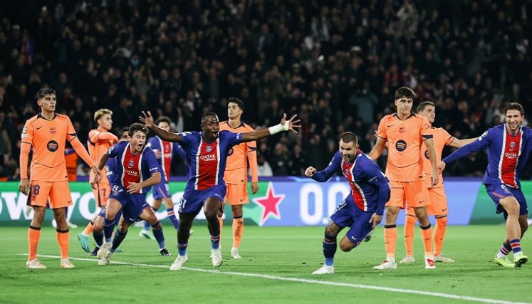 El Barça no pudo resistir la potencia goleadora del PSG.