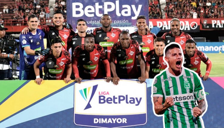 Cúcuta Deportivo vs. Nacional de James Rodríguez. 