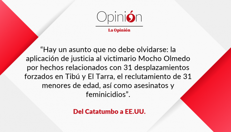 Del Catatumbo a EE.UU.