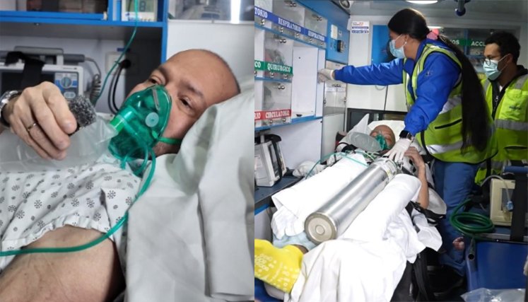 EXMILITAR COLOMBIANO REGRESÓ DESDE NUEVA YORK EN VUELO MEDICALIZADO