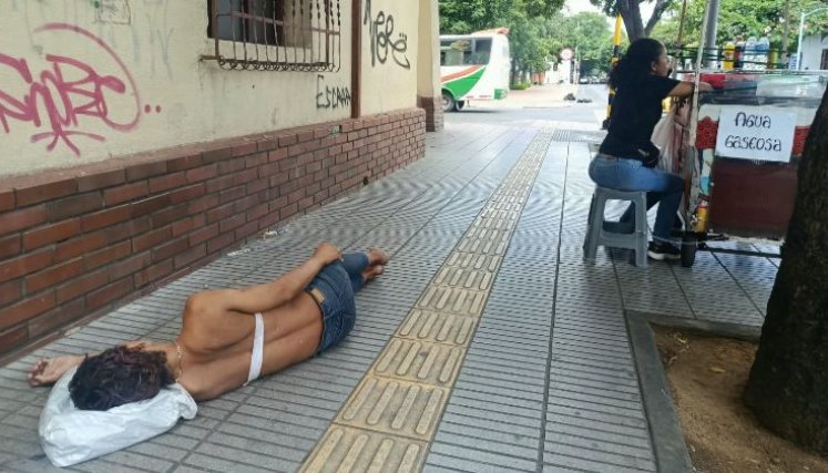 Habitantes de calle.