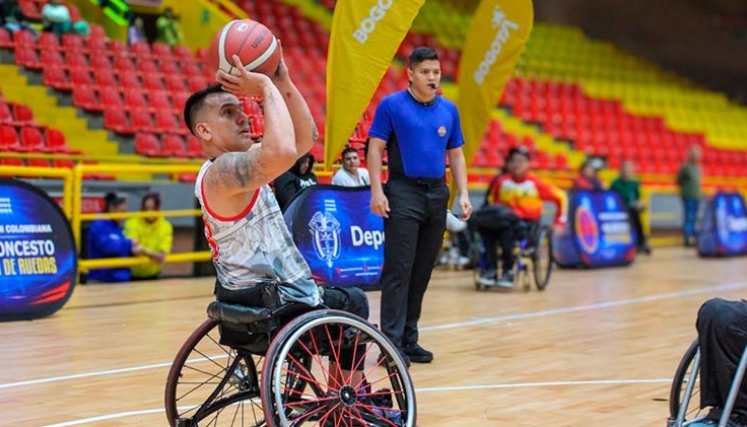 Jhoan Vargas, baloncesto en silla de ruedas 2026. 