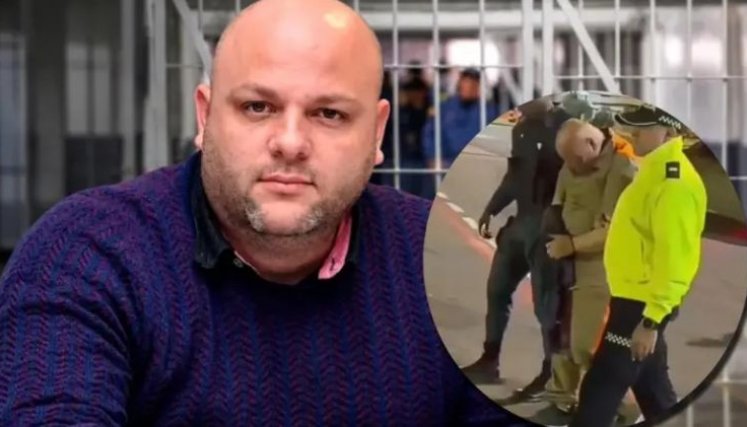Video | Esposado de pies y manos: Así fue el traslado de Miguel Quintero a la cárcel de máxima seguridad de Cómbita, Boyacá
