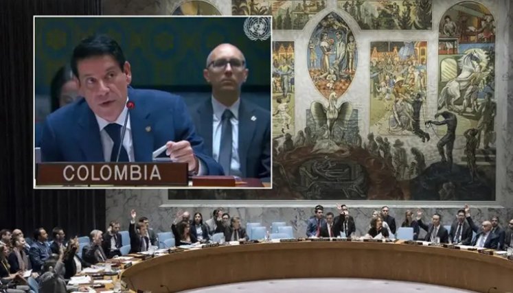 Mauricio-Gaona-en-la-ONU. Foto: ONU, tomada de El Colombiano.