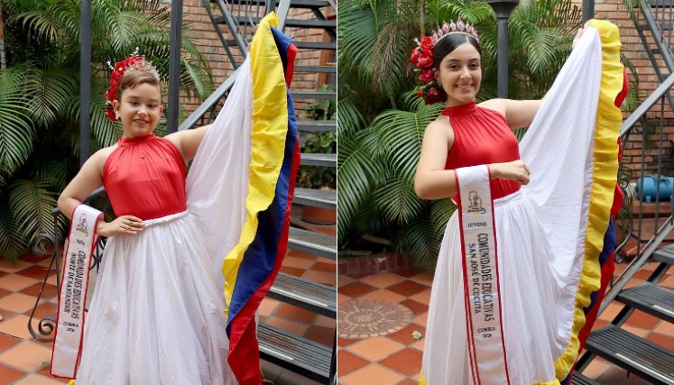Dos niñas llevan a Cúcuta y Norte al Reinado de la Cumbia.