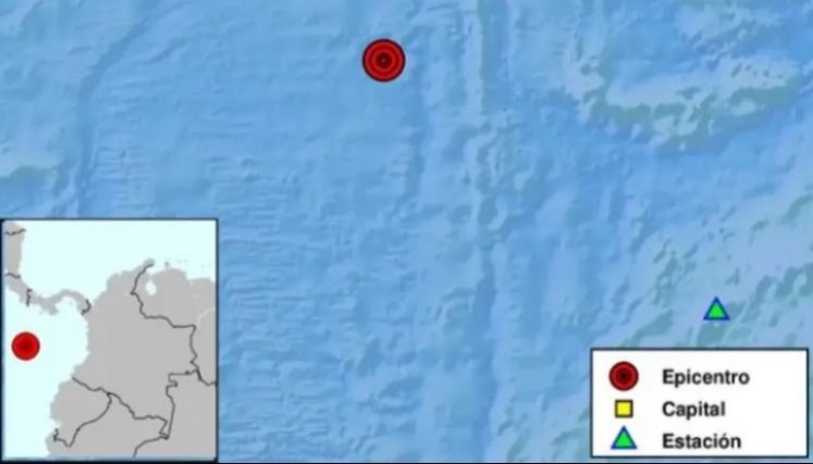 Sismo de magnitud 4,6 sacudió el océano Pacífico este domingo: esto se sabe