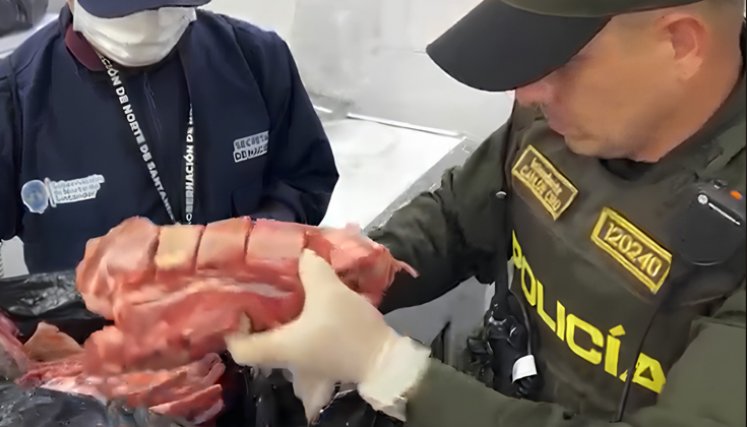 Carne, pollo y chorizos sin trazabilidad: incautan 130 kilos de productos cárnicos