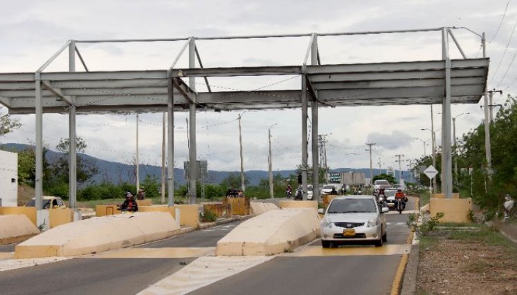 El peaje fue derribado el 19 de febrero de 2025./Foto Carlos Ramírez/La Opinión