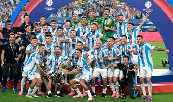 Argentina, campeón de la Copa América 2024. 