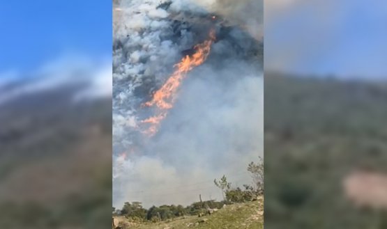 Incendio en La Playa de Belén