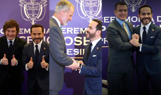 Presidente Electo De la Espriella  se reunió con el Rey Felipe VI,  Javier Milei y Daniel Noboa 