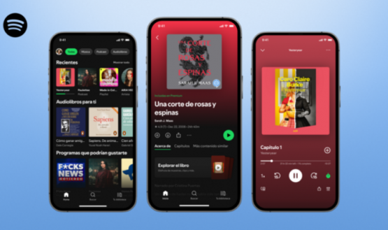 Audiolibros Spotify.