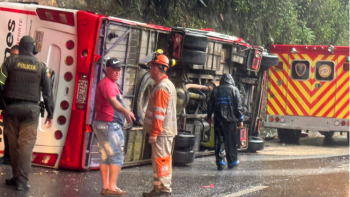 El siniestro vial se registró a escasos metros del sector La Honda.