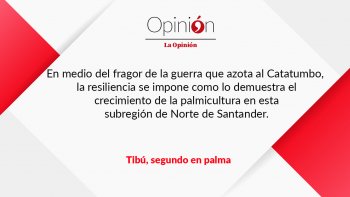 Editorial Tibú, segundo en palma 19-06-2026
