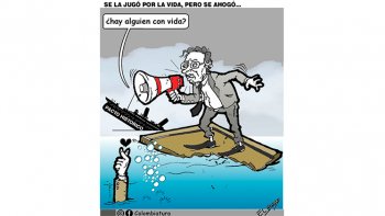 Se la jugó por la vida, pero se ahogó