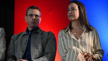 ENRIQUE CAPRILES Y MARÍA CORINA MACHADO