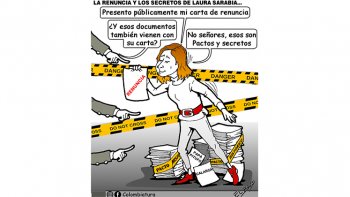 La renuncia y los secretos de Laura Sarabia