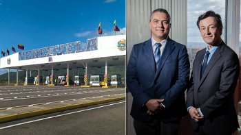 Felipe González, presidente de Acesco y de la Junta Directiva de la Cámara Colombo Venezolana; y Luis Felipe Quintero, presidente ejecutivo del gremio. /  Foto: cortesía