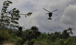 Disidencias intentaron derribar helicóptero que trasladaba a un cabecilla en el Cauca