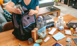 Mochila de prevención ante desastres. Foto: 123rf. El Universal.