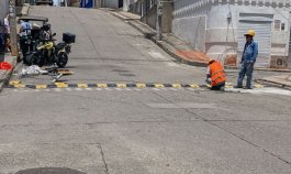 Increíble, inescrupulosos hurtan reductores de velocidad en el municipio de Ocaña.