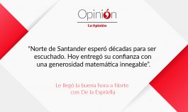 Le llegó la buena hora a Norte con De la Espriella