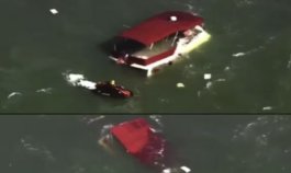 Tragedia náutica en San Francisco, EE.UU. Foto: captura de redes sociales (X)