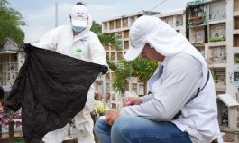 Unidad de Búsqueda de personas dadas por desaparecidas inicia trabajos forenses en el antiguo cementerio de El Zulia./Foto: Cortesía