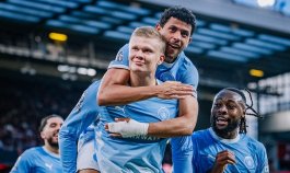 Erling Haaland ayudó en la victoria de los Cytizens en Liga Premier