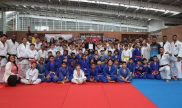 En Bogotá, el nuevo semillero del judo colombiano vivió una jornada de aprendizaje junto a la medallista olímpica Yuri Alvear.