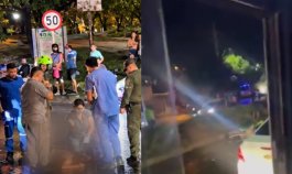 Mujer quedó gravemente herida tras ser arrollada por una motopatrulla de la Policía en Los Patios