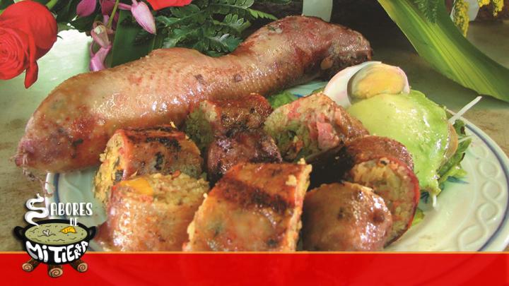 Pescuezo de gallina relleno
