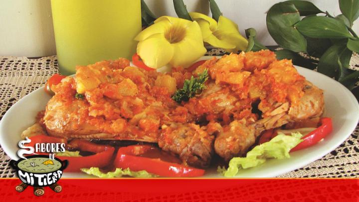 Pollo a la piña