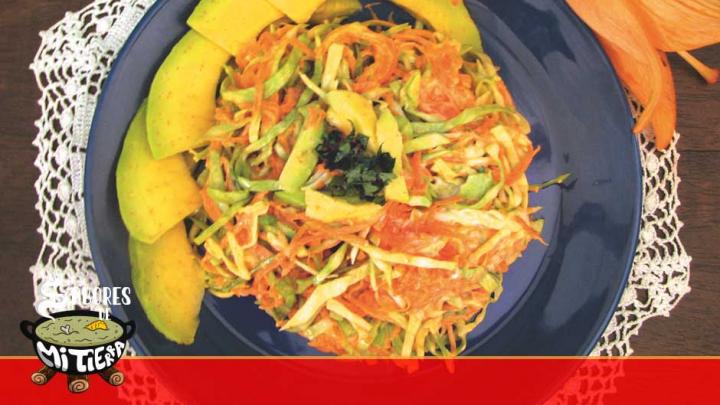 Ensalada de zanahoria y repollo