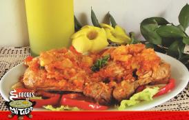 Pollo a la piña