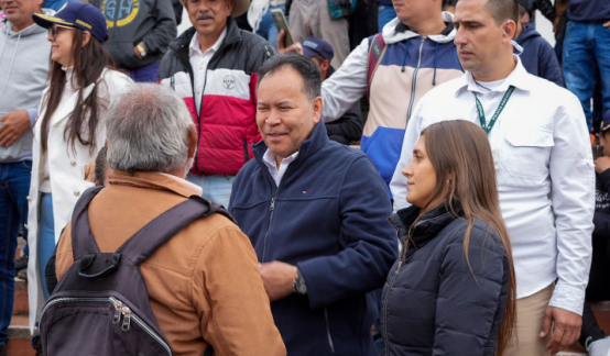 El gobernador William Villamizar visitó Chitagá este fin de semana.