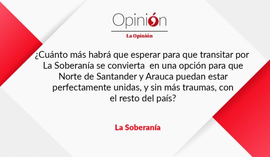 Editorial del 18-06-26. La Soberanía.
