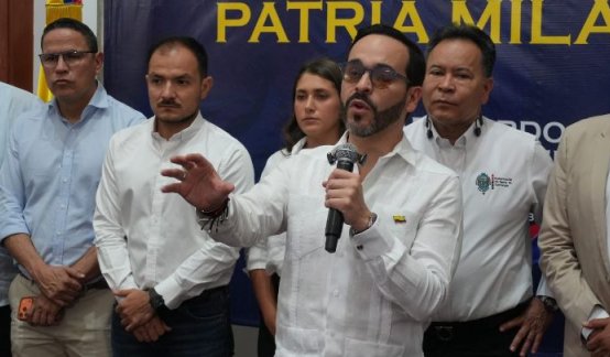 Presidente electo Abelardo de la Espriella en el Empalme Territorial en Cúcuta./Foto Cortesía Juan Pablo Bayona