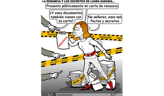 La renuncia y los secretos de Laura Sarabia