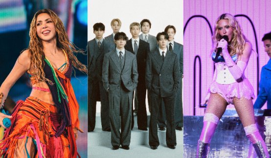 Shakira, Madonna y BTS encabezarán el histórico show de la final del Mundial 2026.