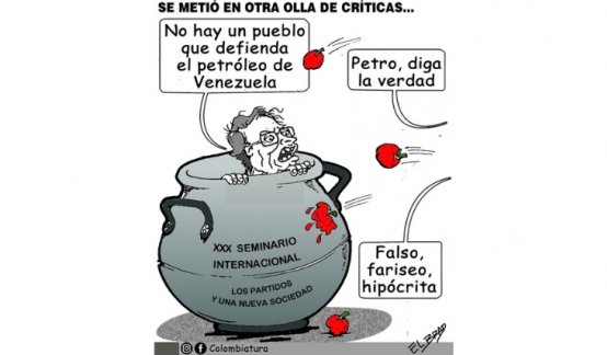 11-10-26 - Caricatura, Se metió en otra olla de críticas.