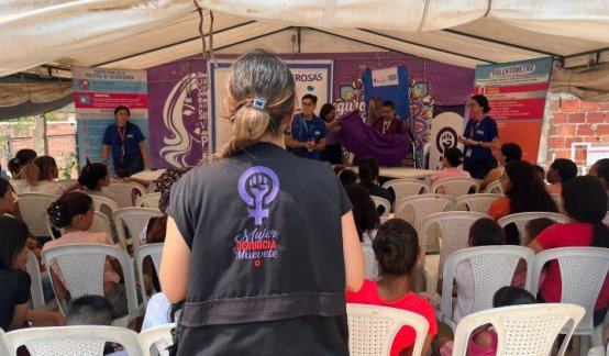 Acciones contra la violencia de género.