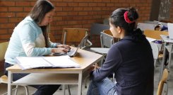 En Ocaña se adelanta el proceso de caracterización de estudiantes para garantizar la asignación de cupos. / Foto: Cortesía.
