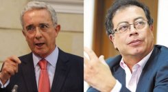 Los líderes de derecha (Álvaro Uribe Vélez) y de izquierda (Gustavo Petro) revelaron sus posiciones a través de las redes sociales. (Foto: Archivo)