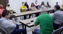 Empresarios de Cúcuta reunidos